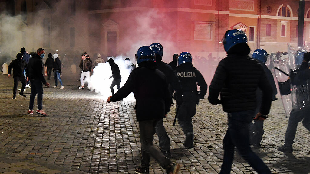 Proteste in Rom