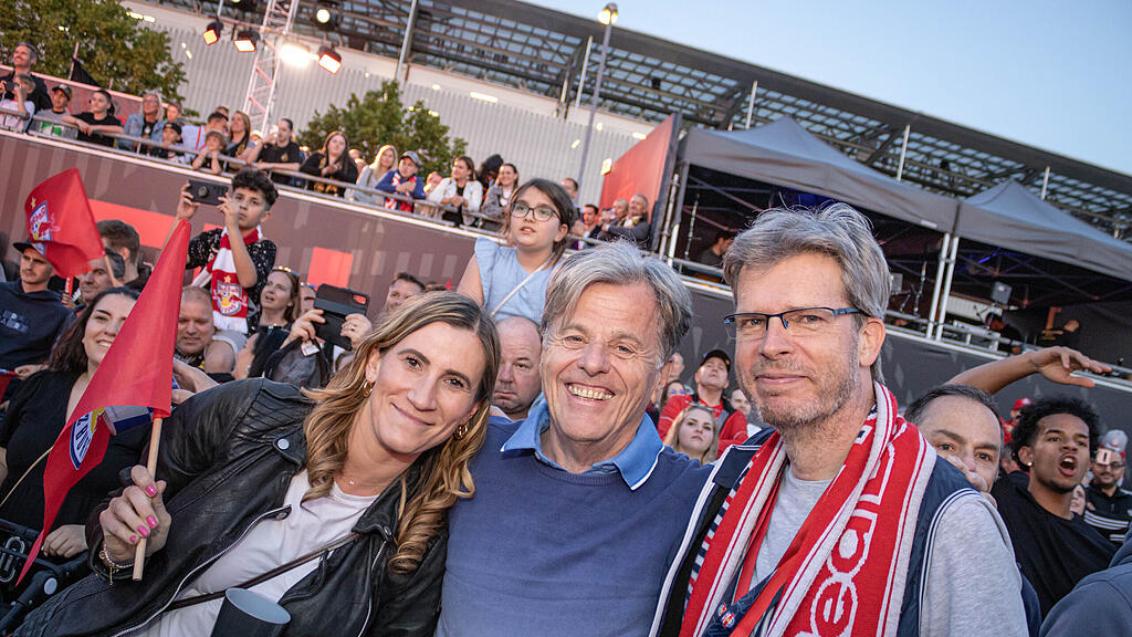 Die gro\u00dfe Meisterparty des FC RedBull Salzburg