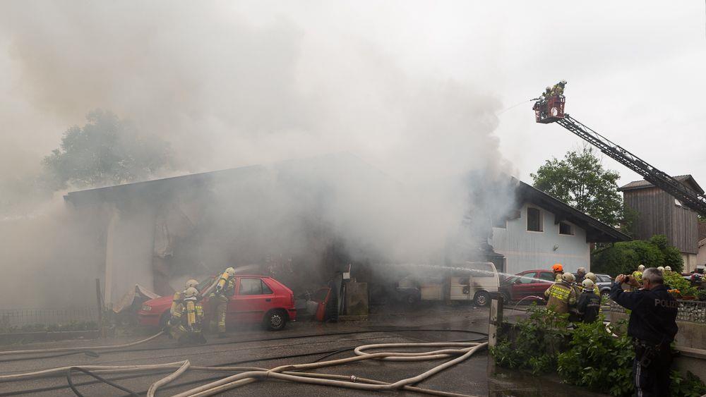 Haus in Neumarkt in Flammen I