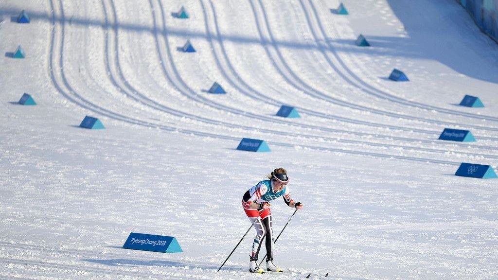 Olympia: Teresa Stadlober beim 30 km Langlauf