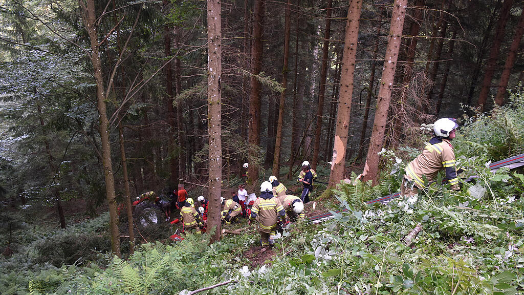 Traktorabsturz in Abtenau