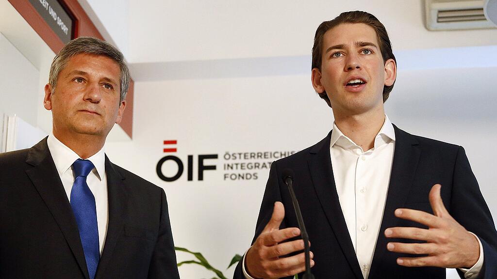 Vizekanzler Michael Spindelegger und Außenminister Sebastien Kurz.