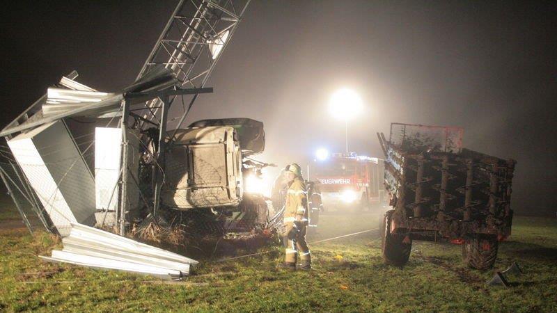 Crash mit Traktor
