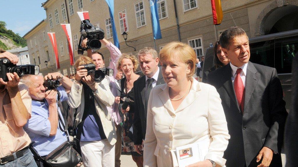 Angela Merkel in Salzburg