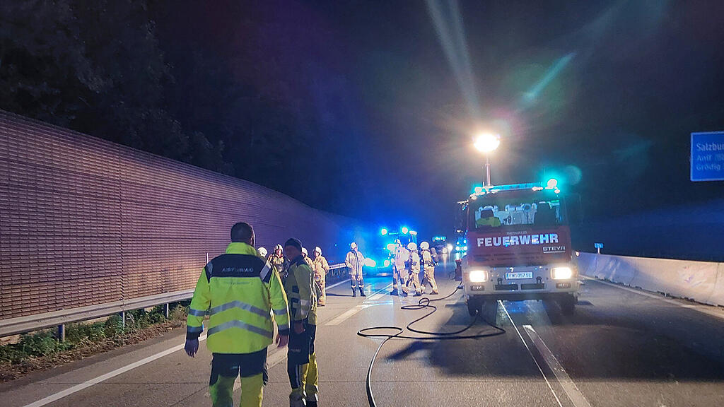 Pkw-Brand Grödig