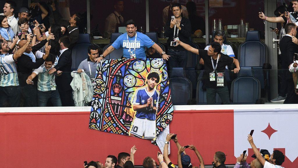 Maradona bei der WM 2018