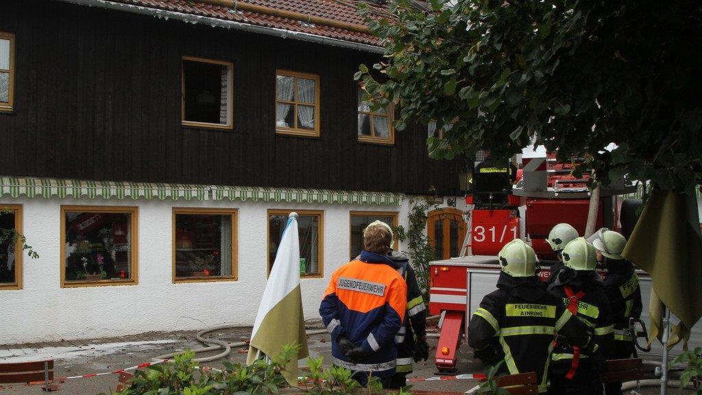 Bilder der Löscharbeiten