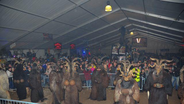 Krampus-Auflauf in St. Johann