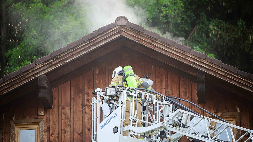 Brand in St. Georgen bei Salzburg