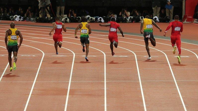 Usain Bolt in 9,63 Sekunden erneut 100-m-Olympiasieger