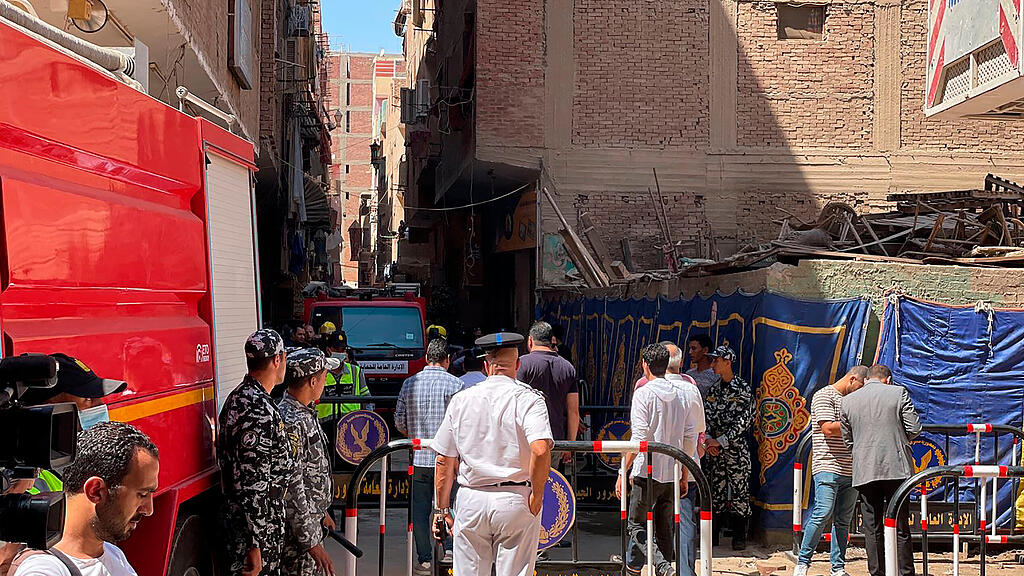 Kairo Ägypten Brand Kirche