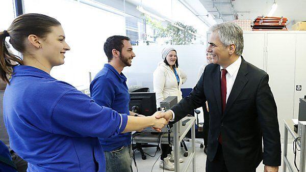 Auch Bundeskanzler Faymann war unterwegs