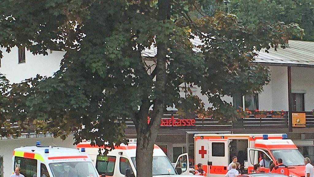 Großeinsatz an Berchtesgadener Ache