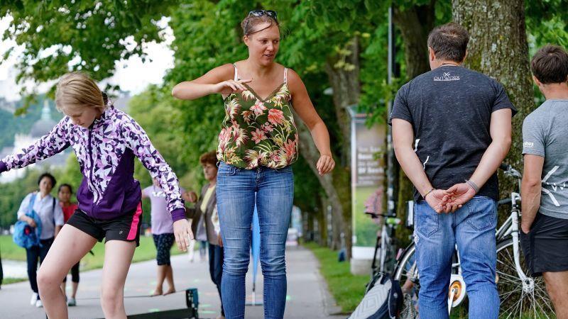 Sporttestival mit Karate-Ass Alisa Buchinger in Salzburg