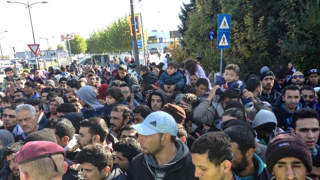 Fußmarsch durch Salzburg