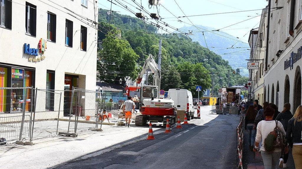 Baustelle in der Griesgasse