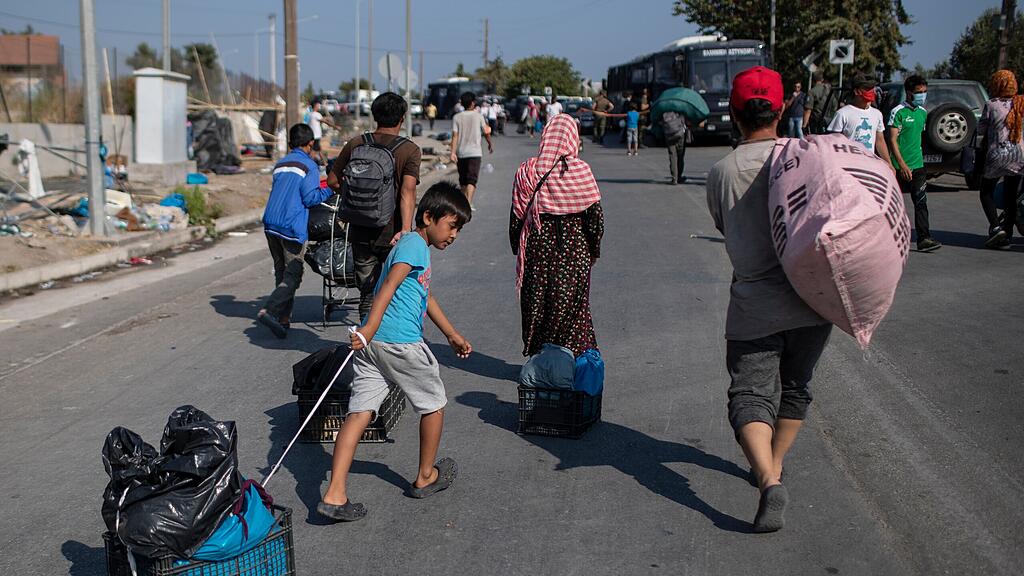 Lesbos, Fl\u00fcchtlinge, Moria