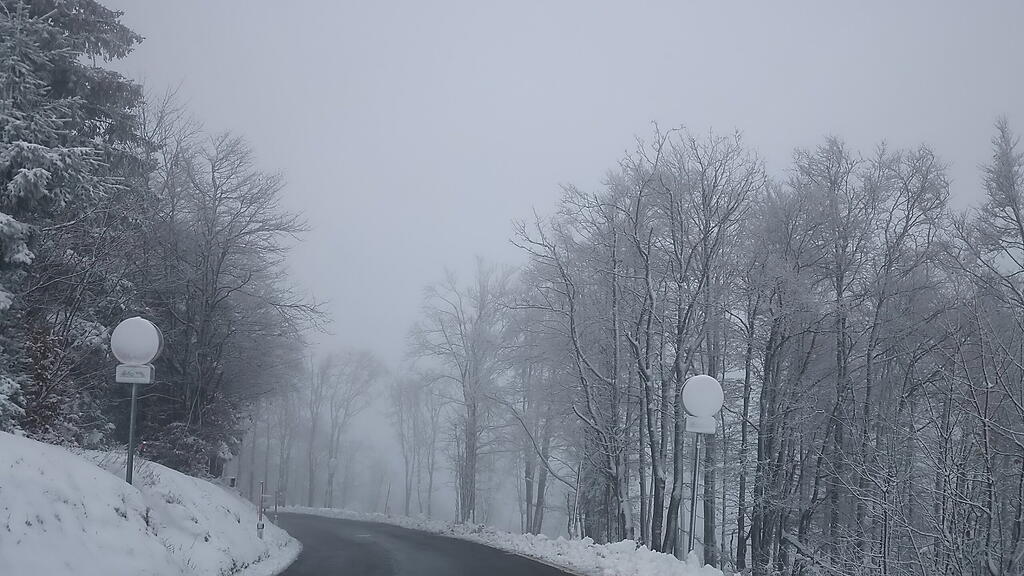 Wintereinbruch Gaisberg