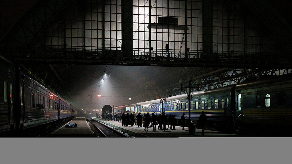 Ukraine-Krieg Tag 24: Gefl\u00fcchtete in Lwiw