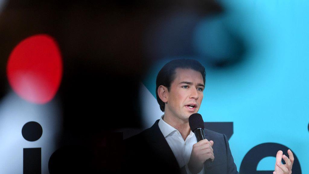 Pressekonferenz mit Sebastian Kurz in Kuchl