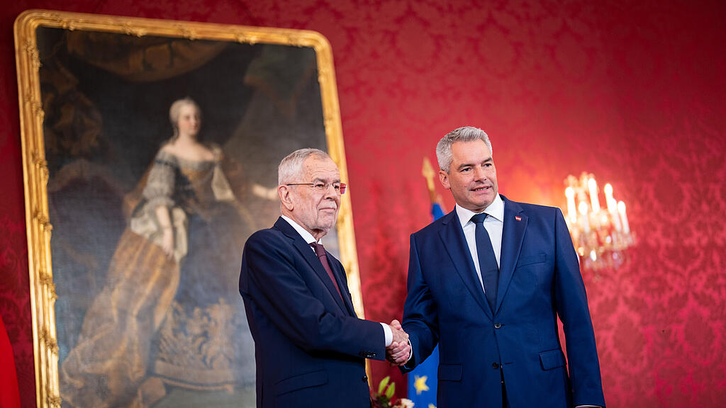 Nehammer mit Van der Bellen