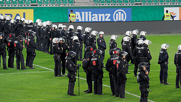 Die Polizei musste einschreiten