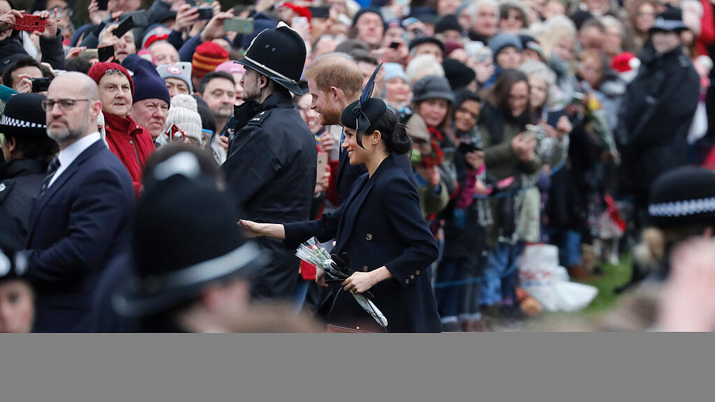 Royals auf Weg zum Weihnachtsgottesdienst