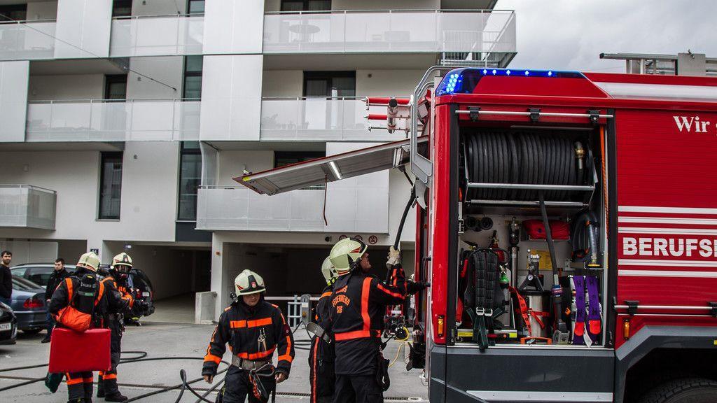 Feuerwehreinsatz in der Strubergasse