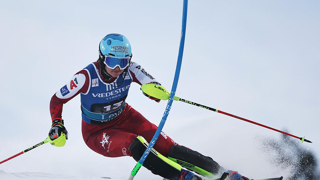 Damen-Slalom in Levi: 1. Durchgang, Katharina Huber