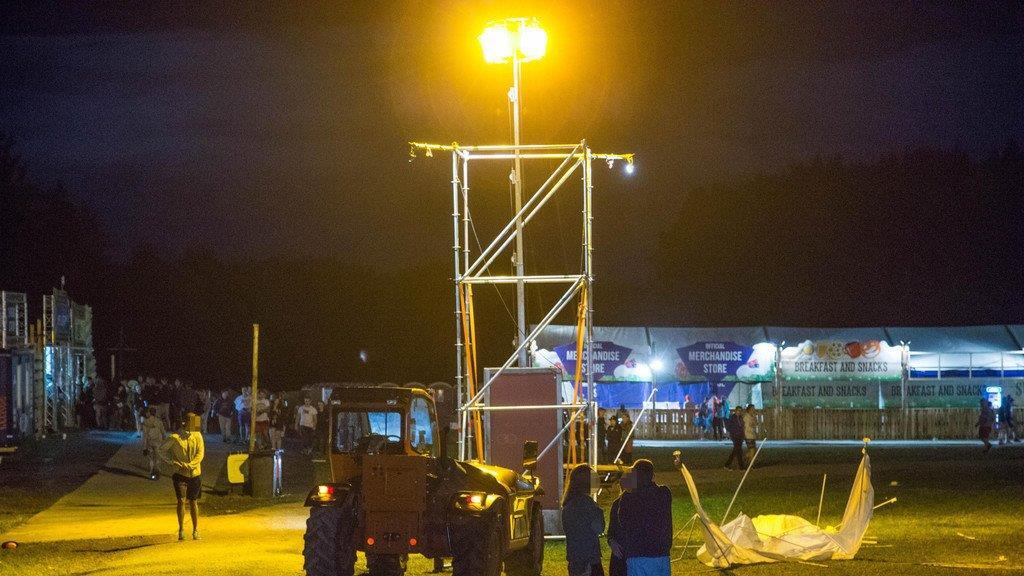 Tragisches Unglück am Salzburgring: Turm stürzt um II