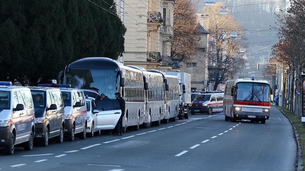 Polizei im Großeinsatz