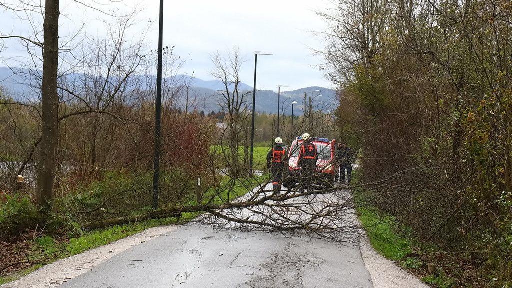 Sturmtief "Herwart" zieht über Salzburg hinweg I