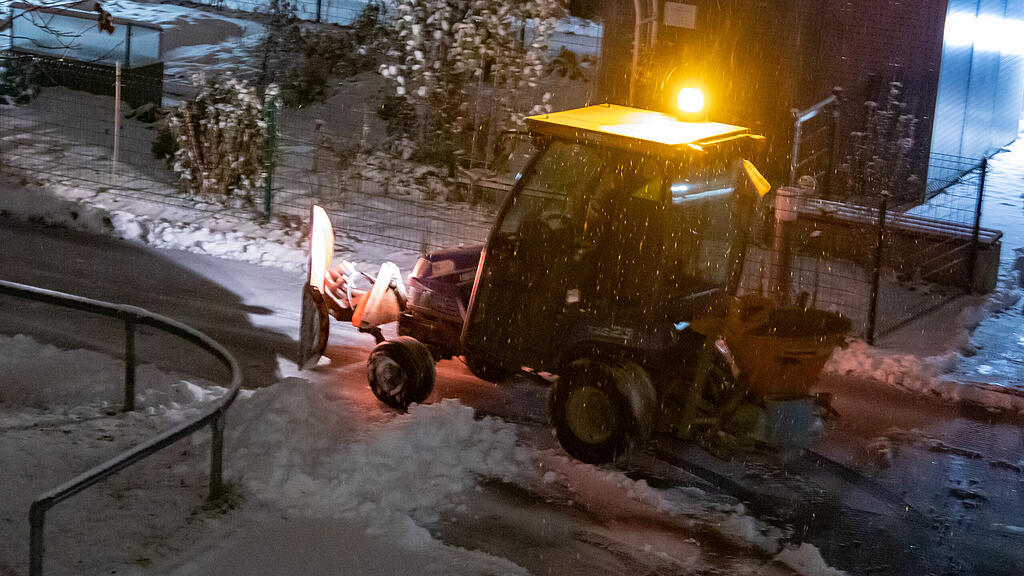 Erster Schnee in Salzburg