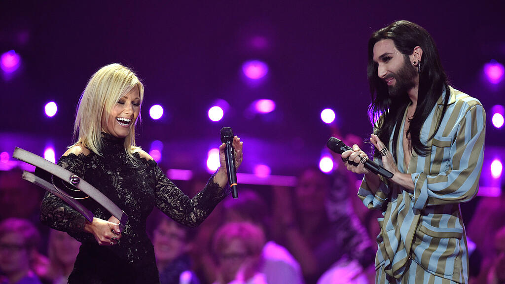Helene Fischer und Conchita Wurst