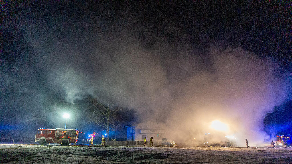 Großbrand in Annaberg-Lungötz