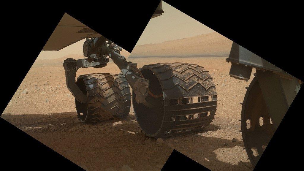 Aktuelle Bilder von Mars-Rover Curiosity