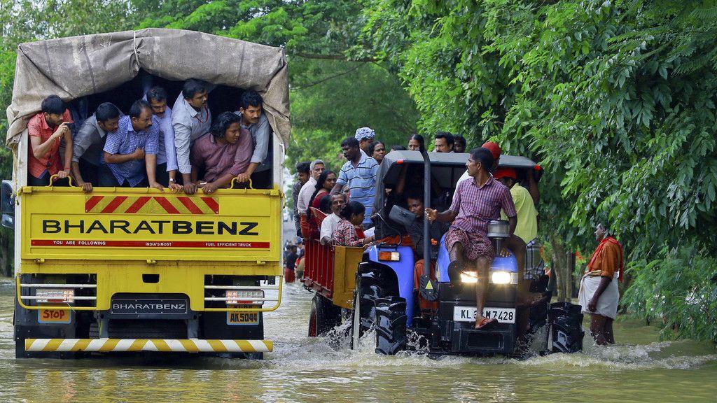 Überschwemmungen in Indien