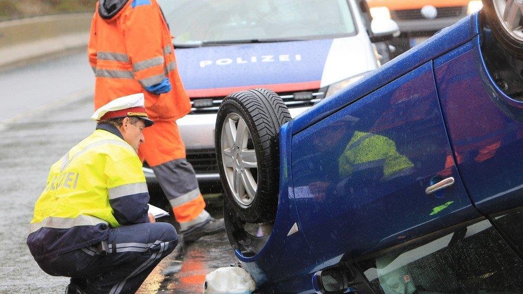 Crash auf der A10