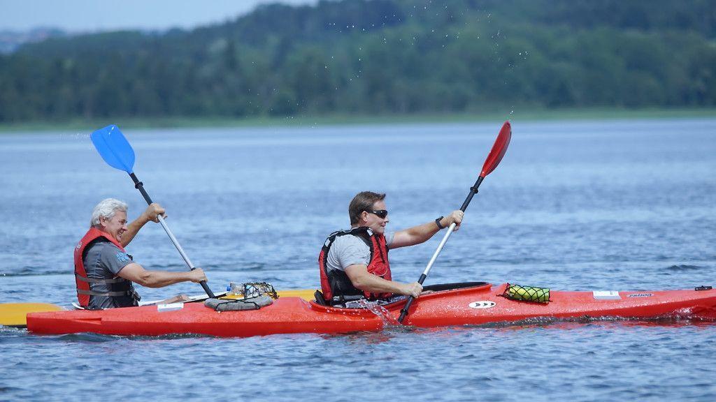 SUP-Rennen am Wallersee