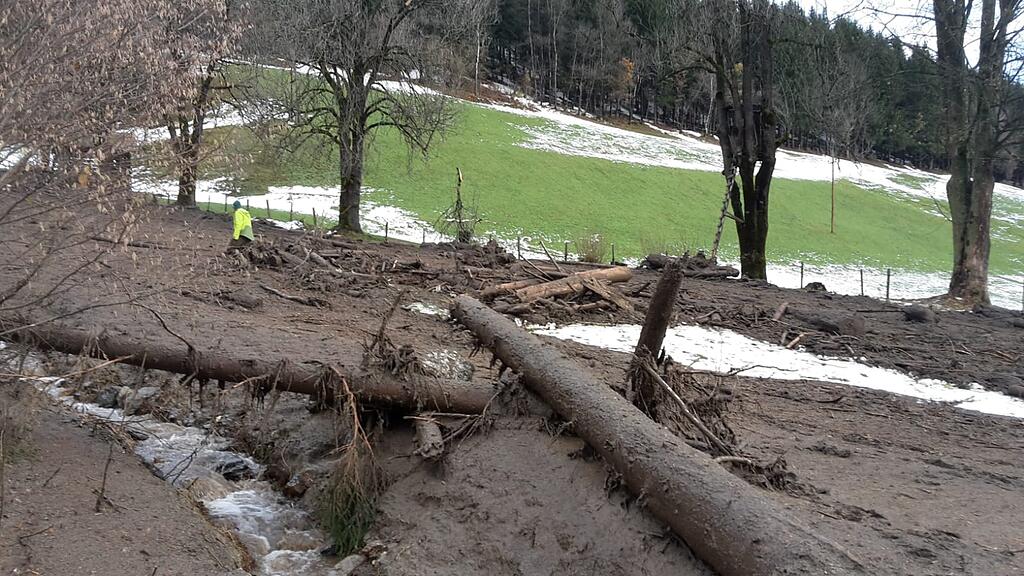 Murenabgänge, Pinzgau, Starkregen