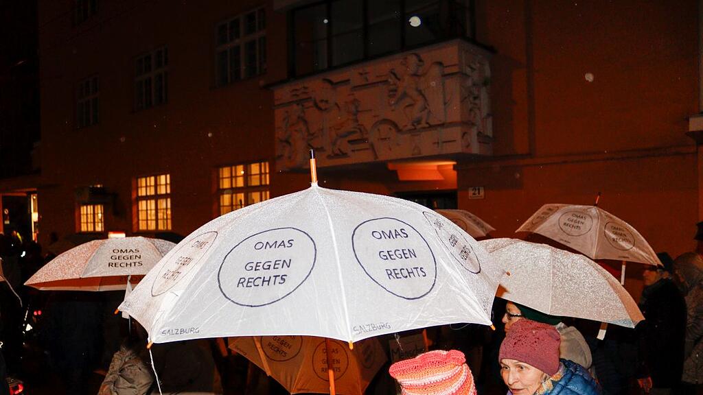 "Demo gegen Rechts" in Salzburg