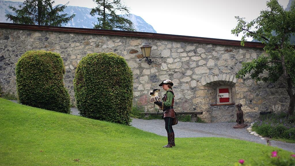 Mittelalterliches Treiben Burg Hohenwerfen