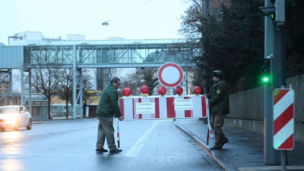 Massenevakuierung in Augsburg: Erste Bilder