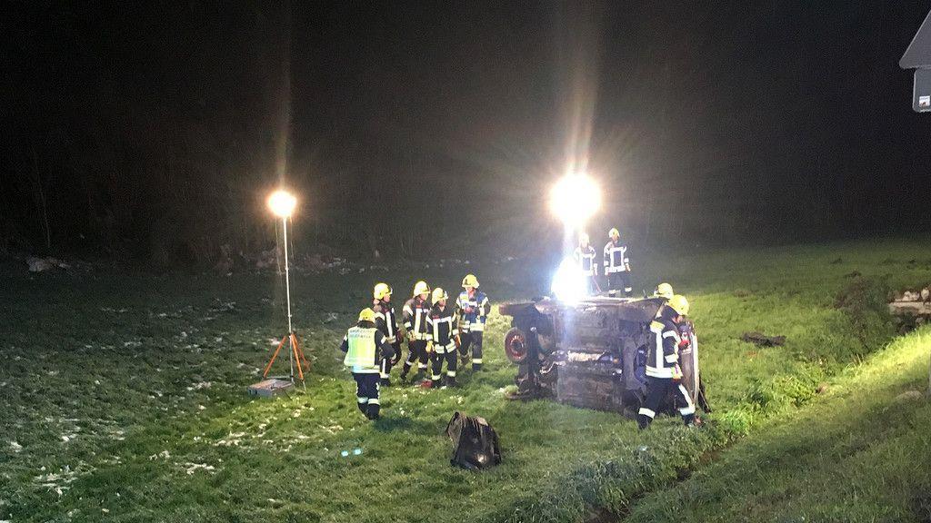 Vier Verletzte bei Crash auf  B20 in Bischofswiesen