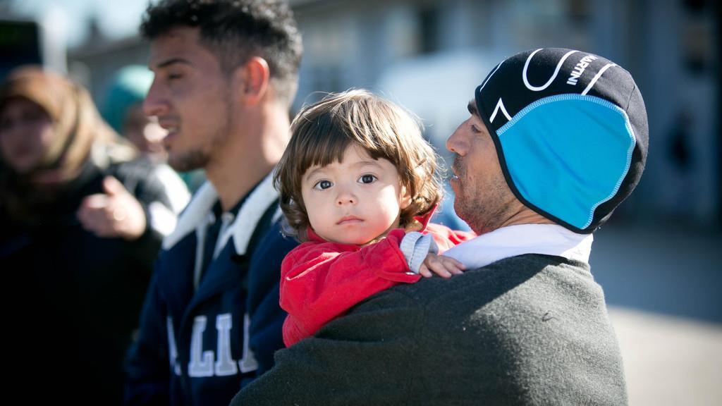 Flüchtlinge am Donnerstag in Salzburg