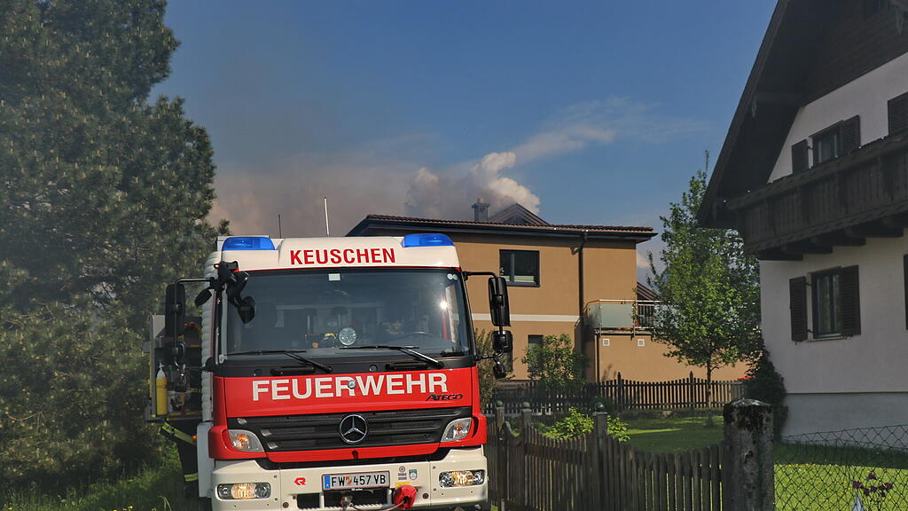 Dachstuhlbrand in St. Lorenz