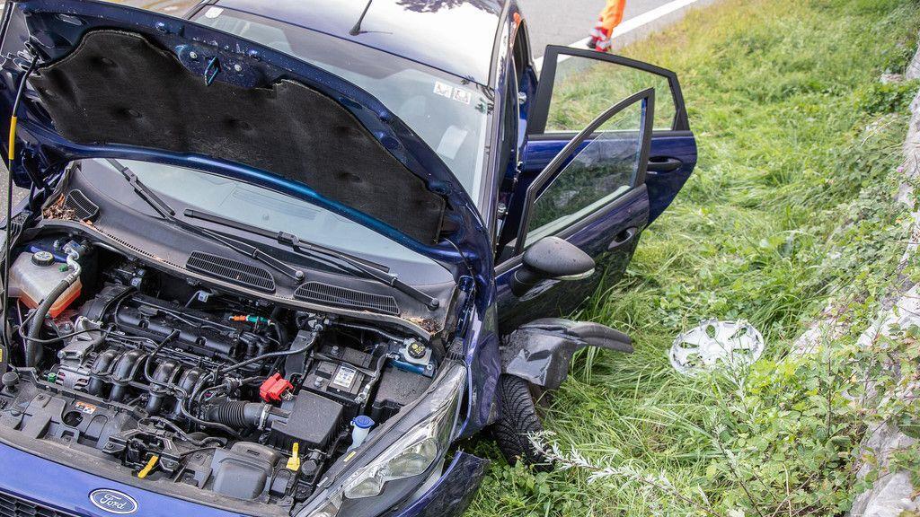 Unfall beim Lieferinger Tunnel