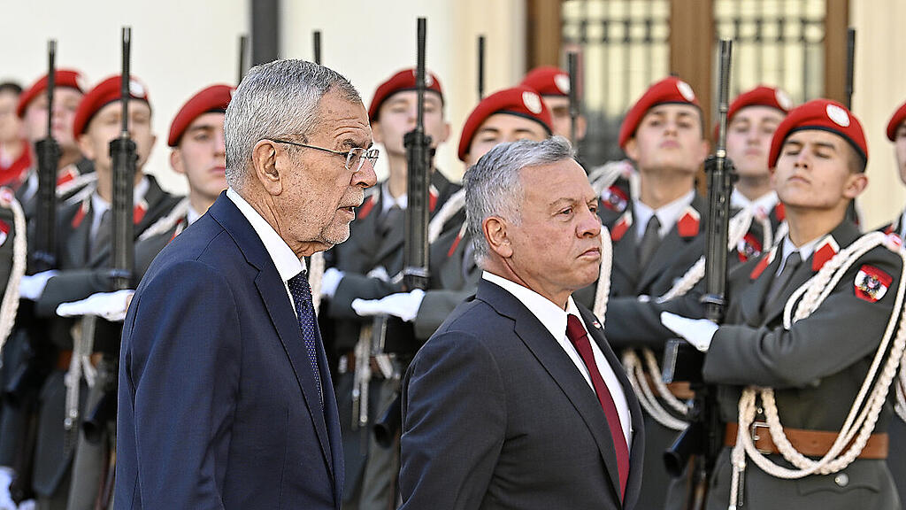 Bundespräsident Van der Bellen empfing jordanischen König Abdullah