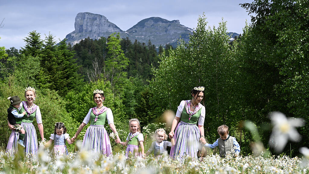 Auftakt zum Narzissenfest in Altaussee