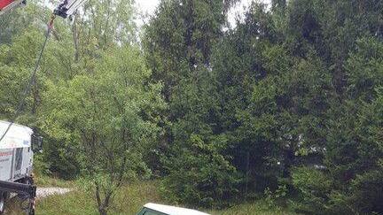 Pkw-Crash auf der B145